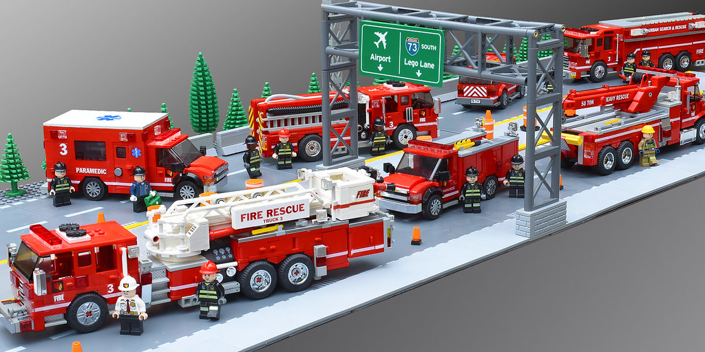 LEGO Fire Department Task Force 3 - HelloBricks