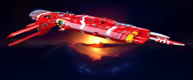 LEGO Shiptember 2019 Aegis fleet