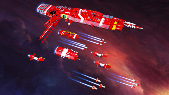 LEGO Shiptember 2019 Aegis fleet