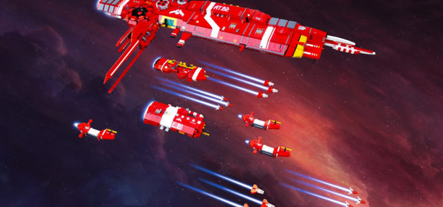 LEGO Shiptember 2019 Aegis fleet