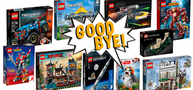 Retiring soon LEGO 2019