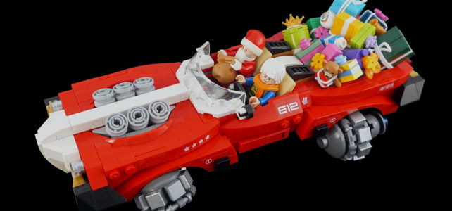 LEGO Santa's supercar