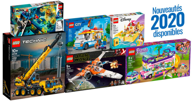 Nouveautés LEGO 2020 disponibles