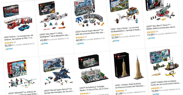 Vente flash LEGO Amazon