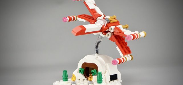 Micro LEGO Star Wars 4002019 Christmas X-Wing