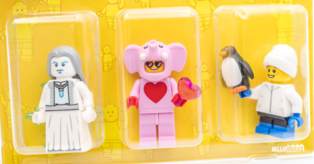 Pack minifigs LEGO Store 2020 elephant rose