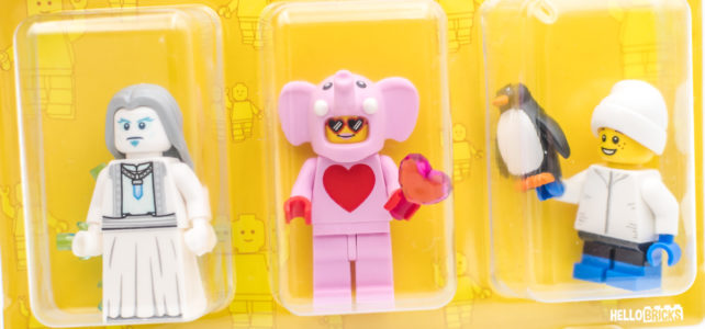 Pack minifigs LEGO Store 2020 elephant rose