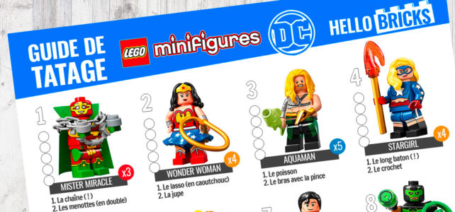 LEGO 71026 DC Comics Collectible Minifigures Series : le guide de tâtage !