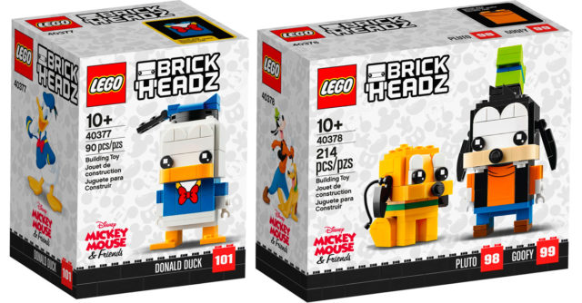 LEGO BrickHeadz Disney 40377 40378