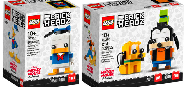 LEGO BrickHeadz Disney 40377 40378