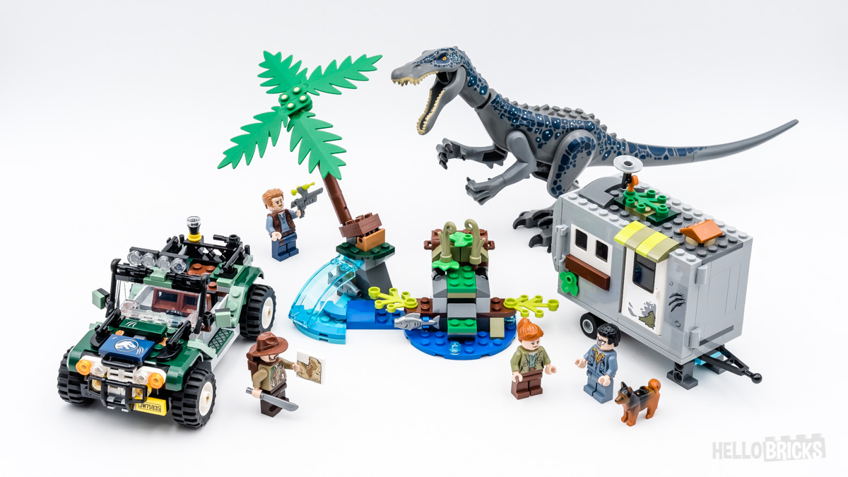 LEGO Jurassic World Sets: 75935 Baryonyx Face-Off: The Treas