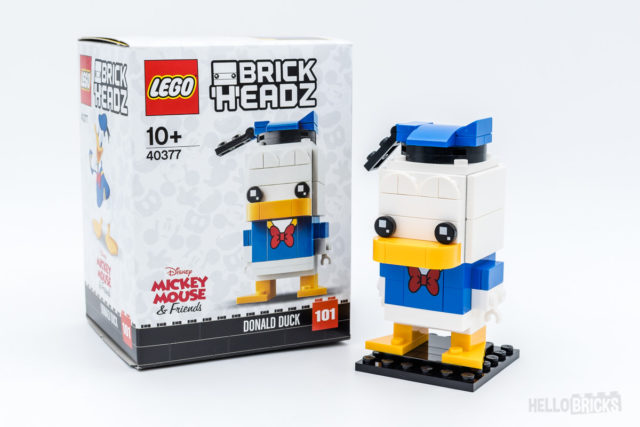 REVIEW LEGO BrickHeadz 40377 Donald Duck