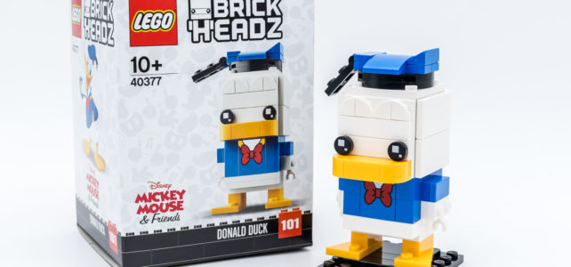 REVIEW LEGO BrickHeadz 40377 Donald Duck