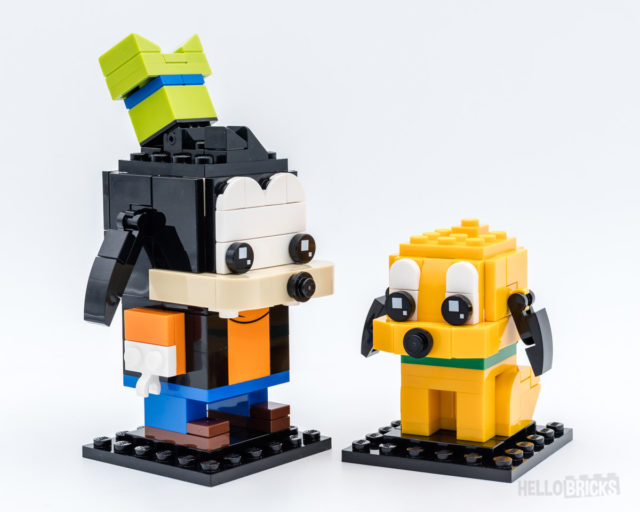 Review LEGO BrickHeadz 40378 Pluto & Goofy