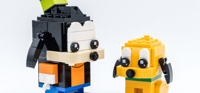 Review LEGO BrickHeadz 40378 Pluto & Goofy