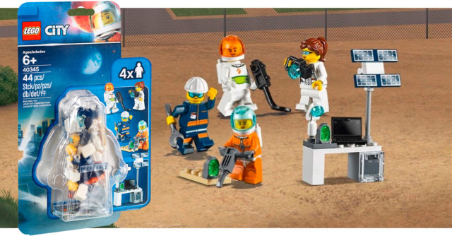 Pack minifigs Space LEGO City 40345 offert