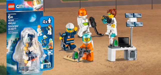 Pack minifigs Space LEGO City 40345 offert