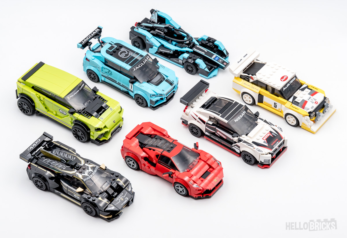 REVIEW LEGO Speed Champions 2020 : de 6 tenons à 8 tenons de large