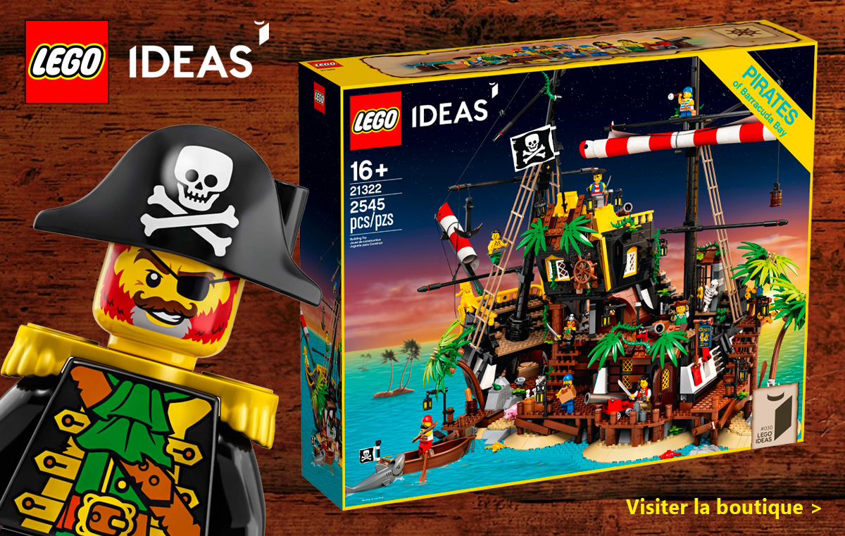 Sur le Shop LEGO : le set LEGO Ideas 21322 Pirates of Barracuda Bay est ...