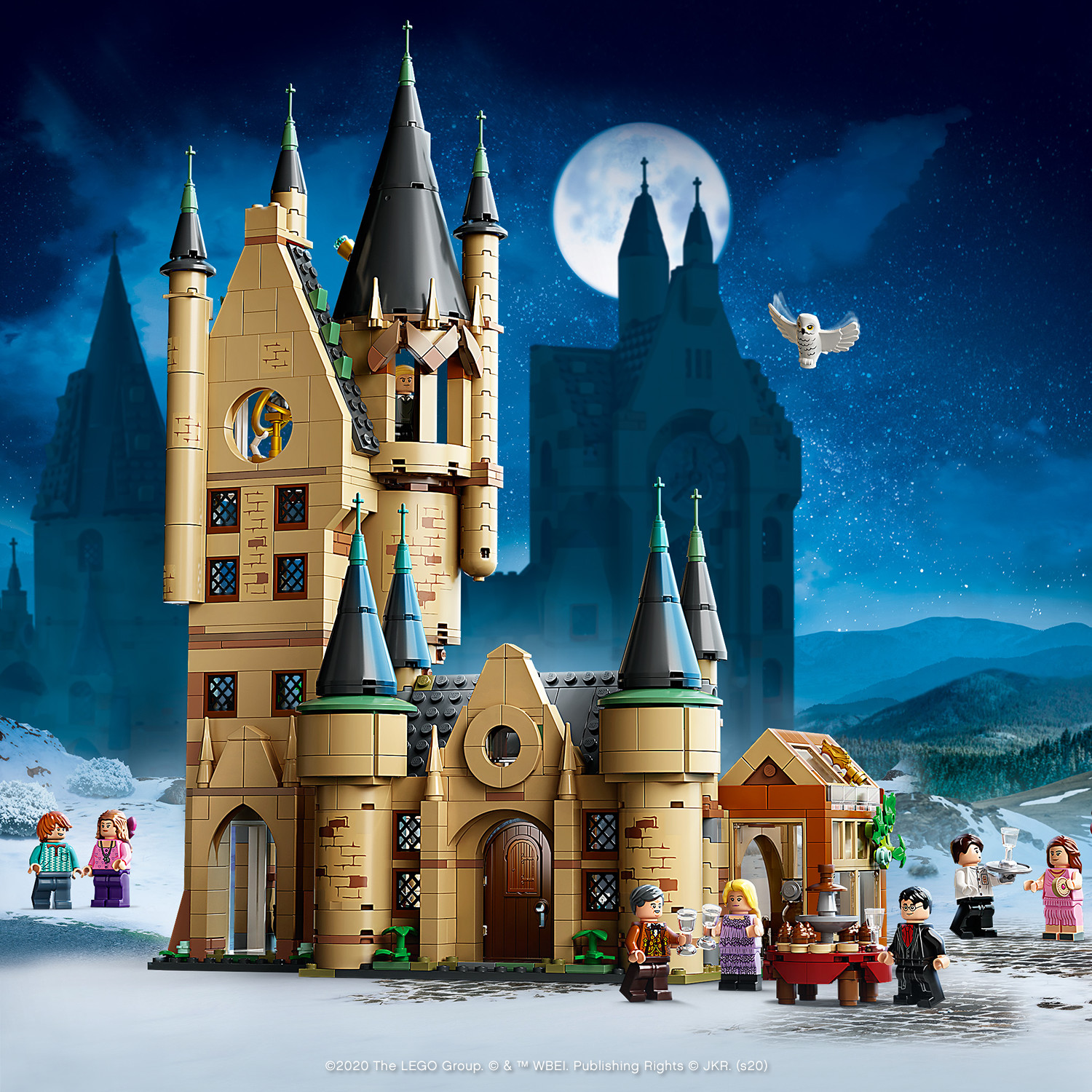 LEGO Harry Potter 2020 : voici à quoi ressemble Poudlard avec les quatre  morceaux de château combinés - HelloBricks