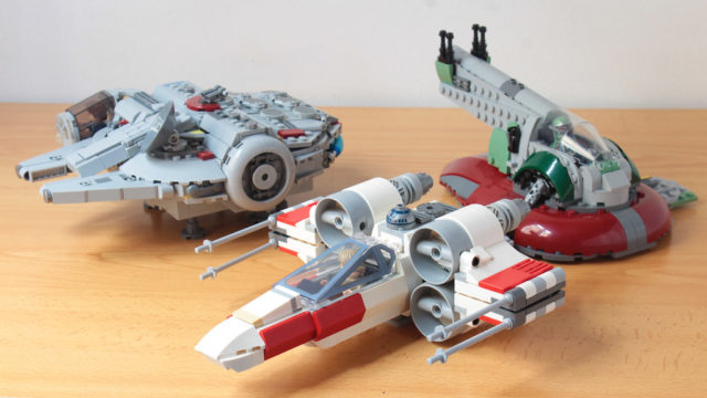 LEGO chibi X-Wing & Millennium Falcon