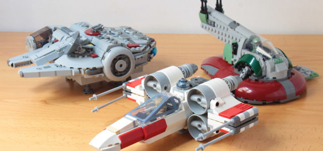 LEGO chibi X-Wing & Millennium Falcon