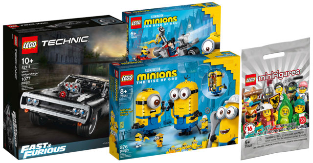 Nouveautés LEGO Fast and Furious Minions