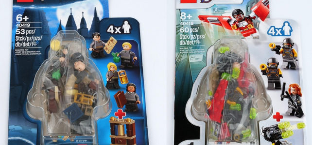 Nouveautés LEGO 40418 Falcon & Black Widow et 40419 Hogwarts Students