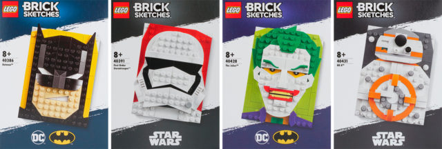 LEGO Brick Skectches 2020 Batman Star Wars