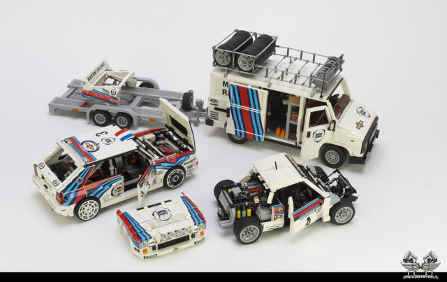 LEGO Lancia Martini Historic Rally Team