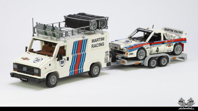 LEGO Lancia Martini Historic Rally Team