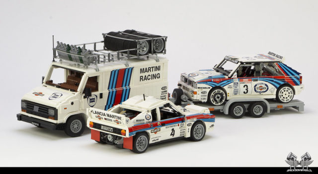 LEGO Lancia Martini Historic Rally Team