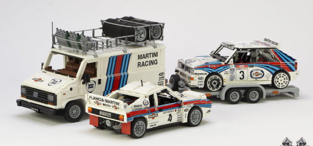 LEGO Lancia Martini Historic Rally Team