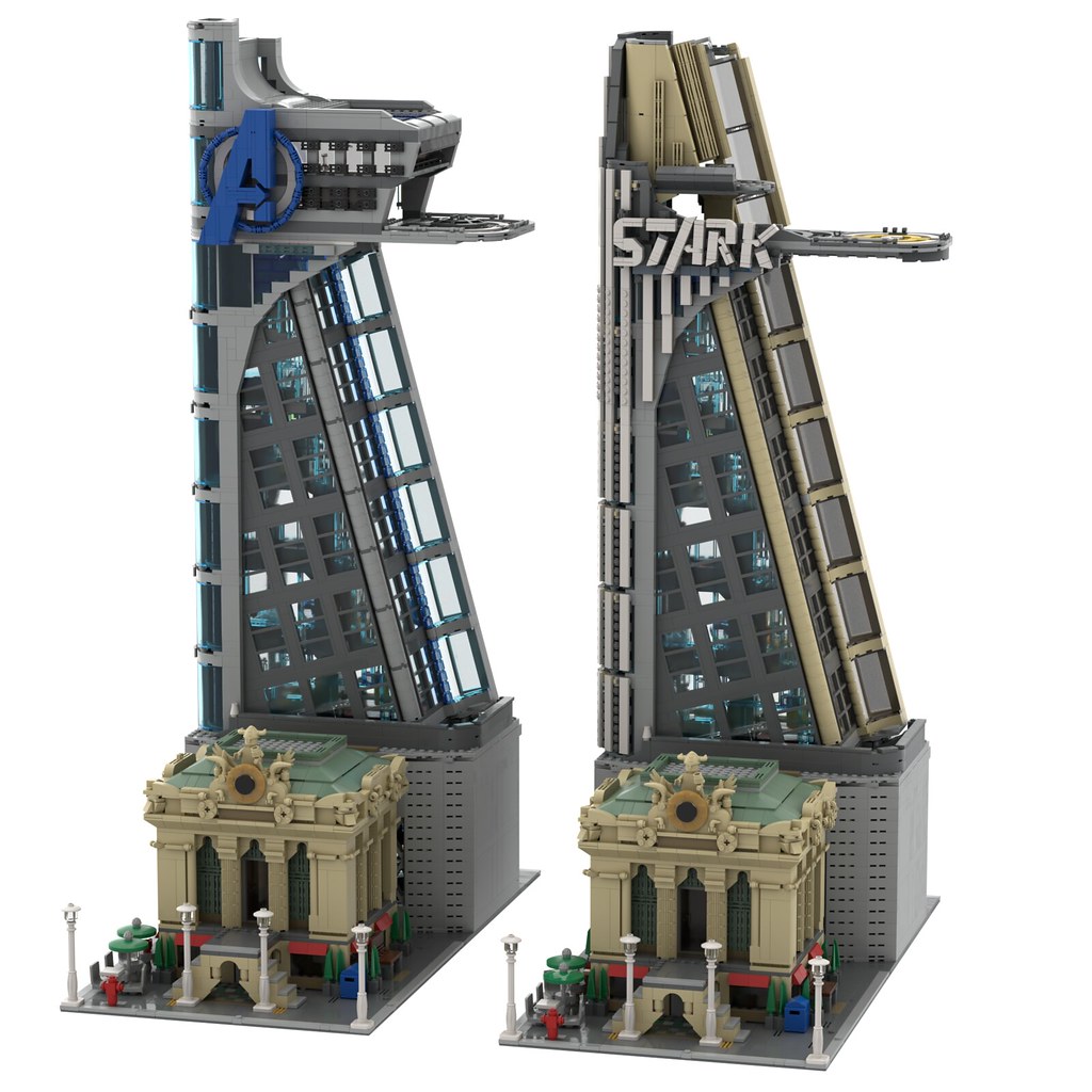 Lego Modular Avengers Tower Hellobricks