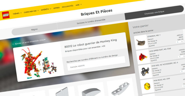 LEGO Briques et pièces