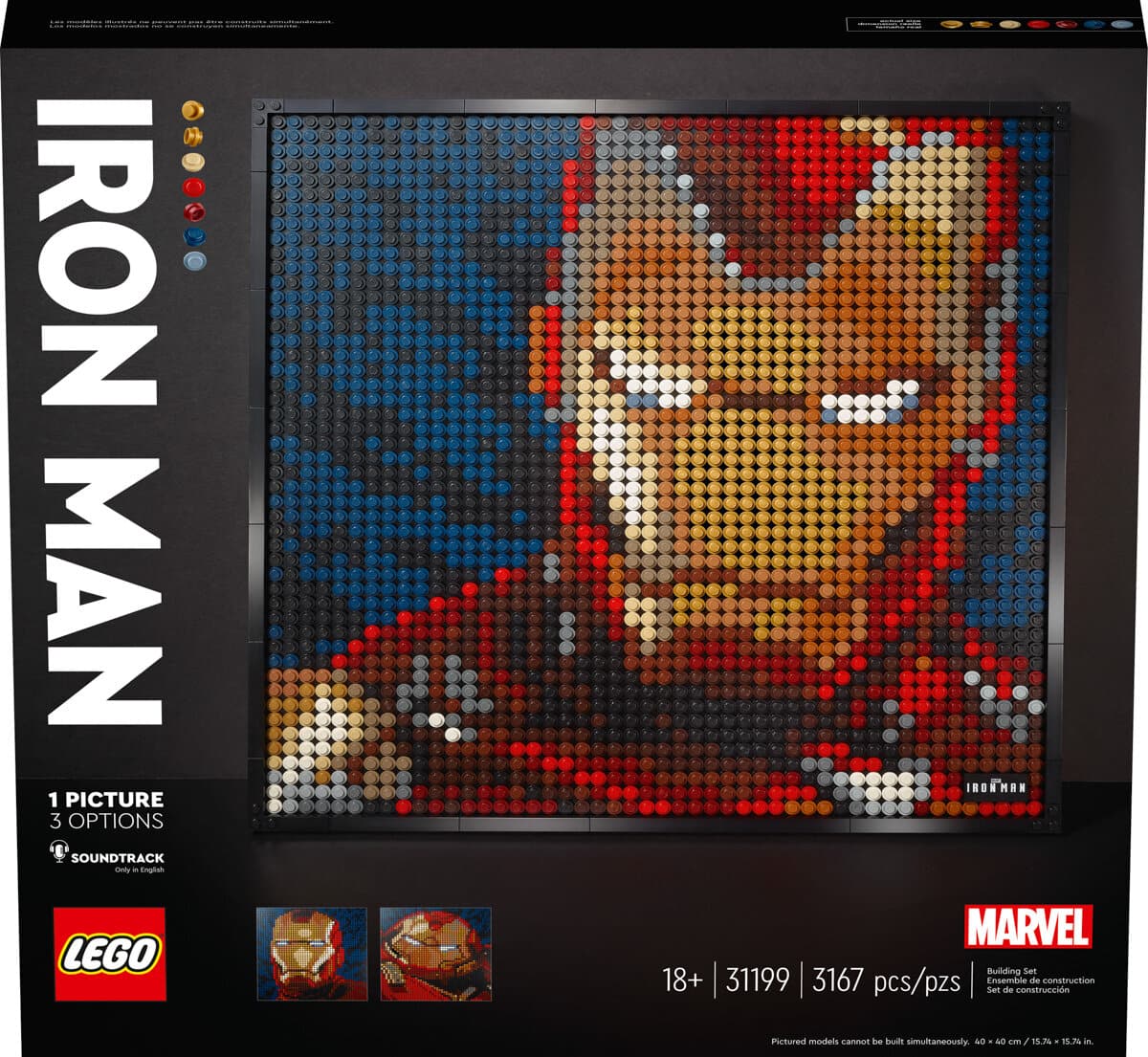 Nouvelle gamme de tableaux LEGO Art : l'annonce officielle des mosaïques  Marylin, The Beatles, Iron Man et Star Wars - HelloBricks