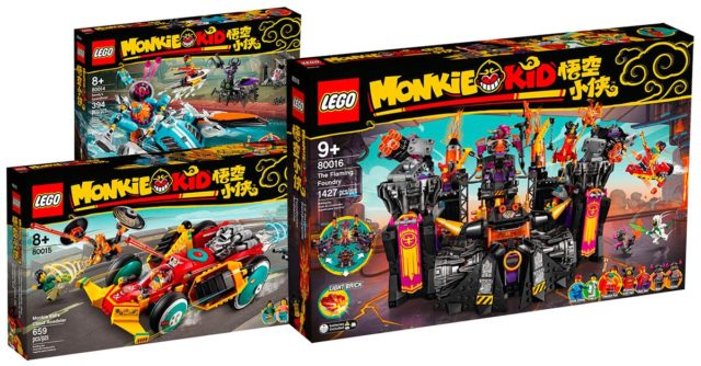 LEGO Monkie Kid 80014 80015 80016