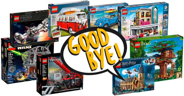 LEGO retiring soon 2020