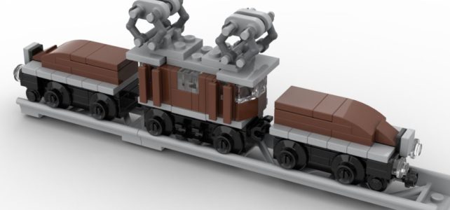 Micro LEGO 10277 Crocodile Locomotive
