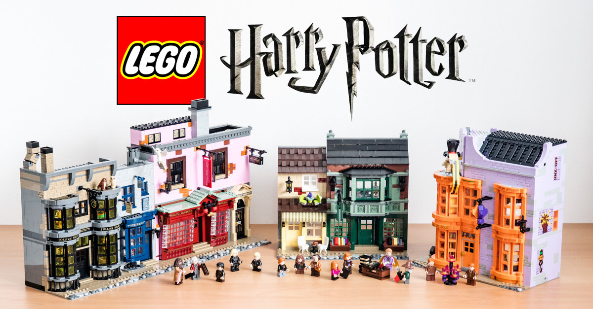 REVIEW LEGO Harry Potter 75978 Diagon Alley - HelloBricks