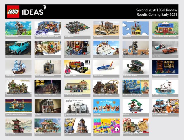 LEGO Ideas 2020 phase 2 record