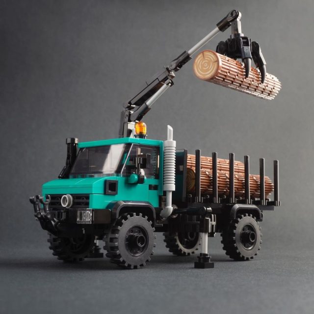 LEGO Unimog 437 with Hiab