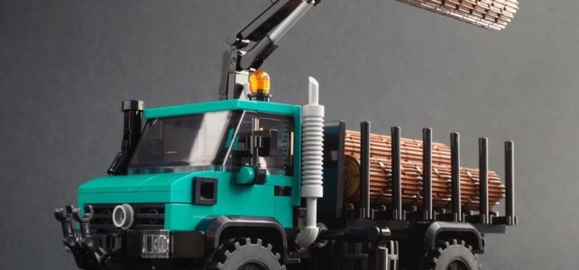LEGO Unimog 437 with Hiab