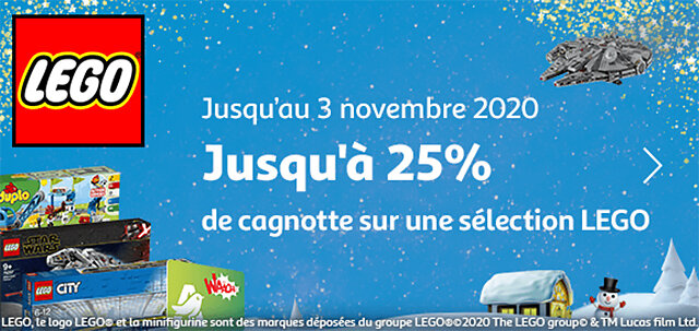 Promo LEGO Auchan : 25% d'économies sur une sélection de sets - HelloBricks