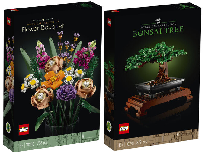 Rose ou vert ? Découverte du Bonsaï de chez Lego 