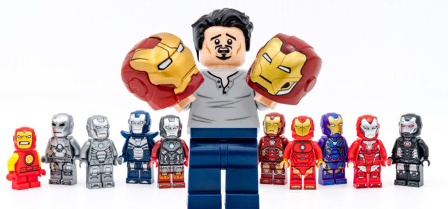 LEGO Iron Man 2020 casque