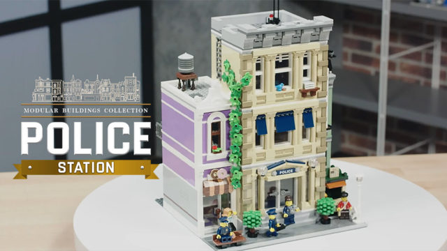 LEGO 10278 Police Station modular video designer