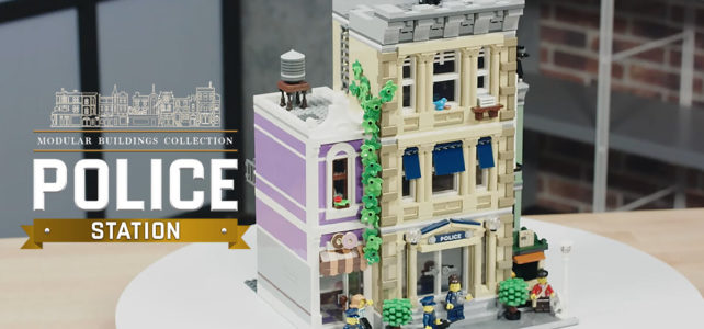 LEGO 10278 Police Station modular video designer