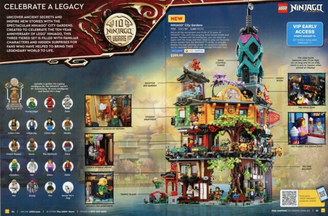 LEGO 71741 Ninjago City Gardens