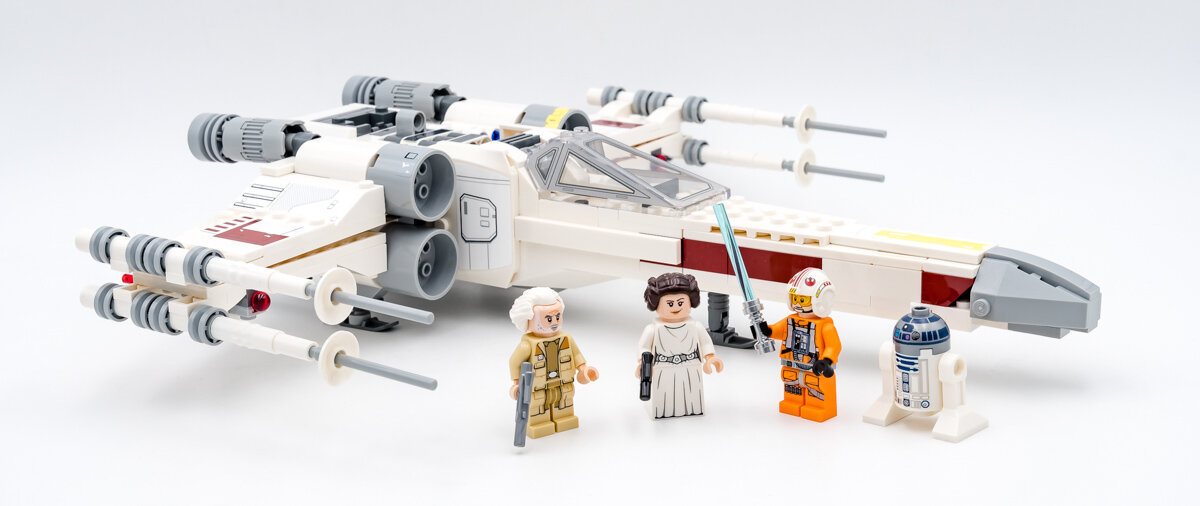 LEGO 75301 Star Wars X-Wing Fighter de Luke Skywalker: Jouet Vaisseau  Spatial avec Figurines Princesse